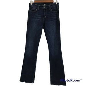 Joe’s The Honey Bootcut Curvy Bootcut Raw Frayed Hem Blue Size 27 Denim Jeans C
